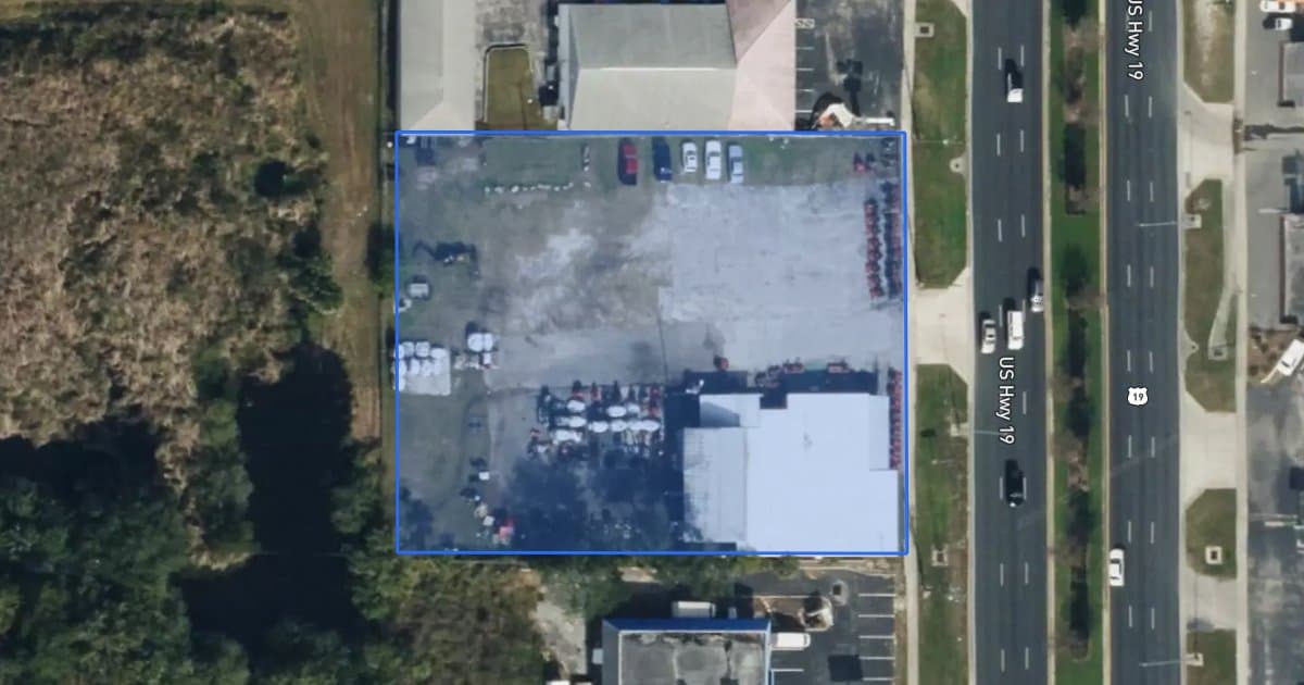 Parcel map for Hidden Creek Storage Container