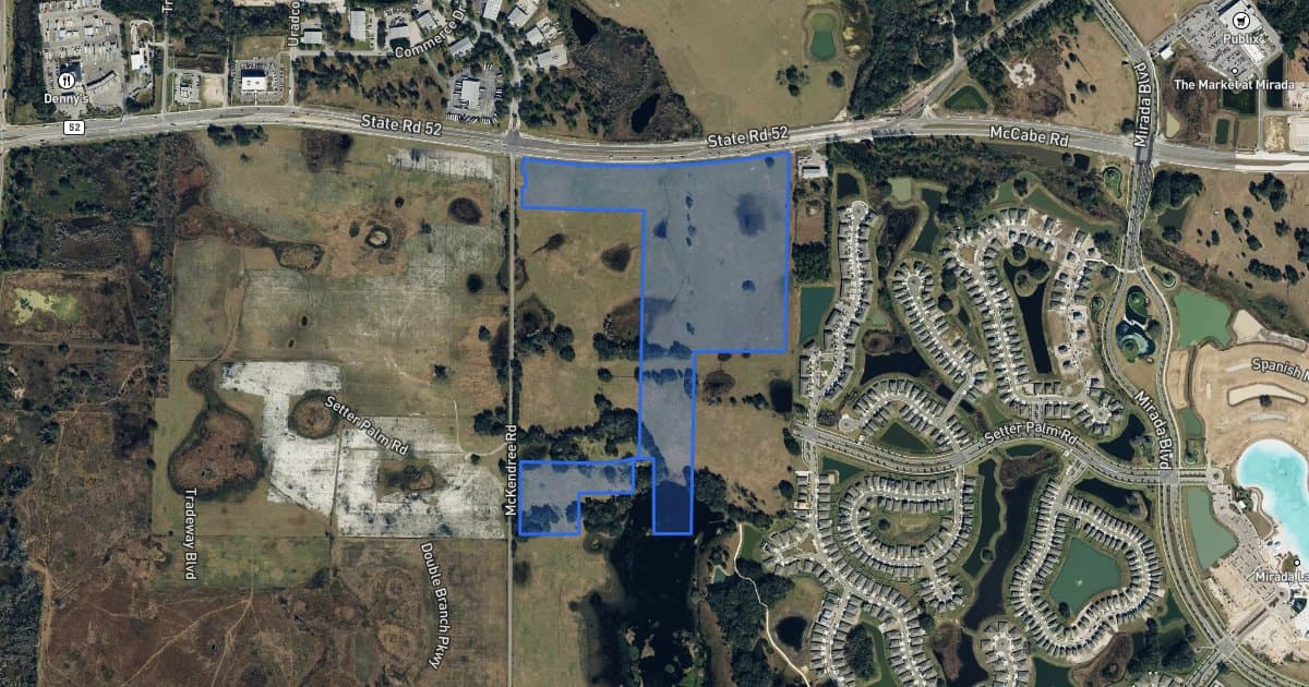 Parcel map for Chipotle at Abbey Crossings