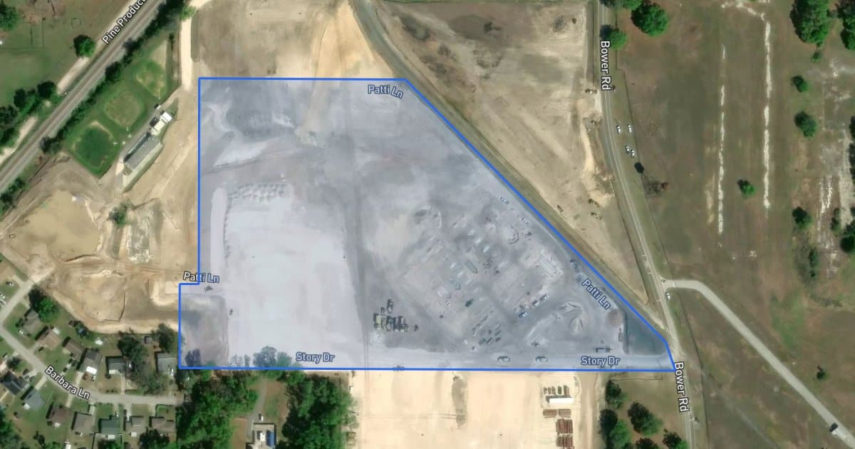 Parcel map for One Lacoochee Center