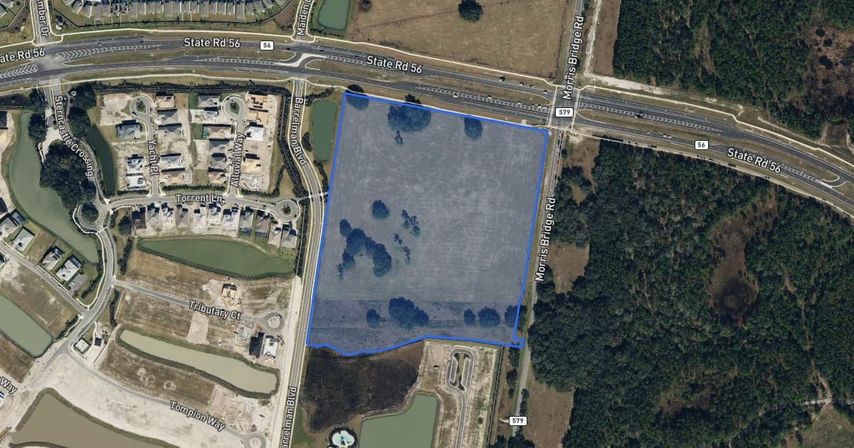 Parcel map for Walmart Water Storage Tank
